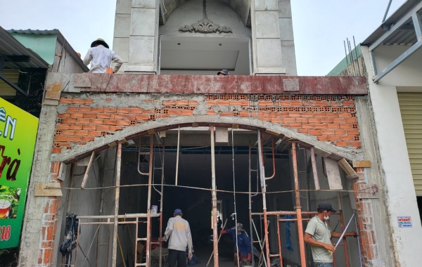 Dự án thi công nhà phố - Công Ty TNHH Thương Mại- Thiết Kế- Nội Thất- Xây Dựng Huy Thành